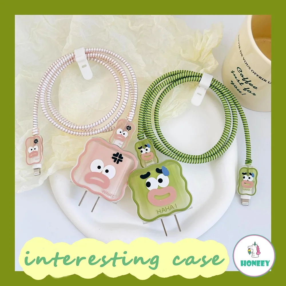 ตัวถนอมสายชาร์จ USB แบบเกลียว ไล่โทนสี