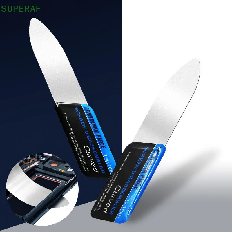 Superaf ขายดี ที่งัดแงะหน้าจอโค้ง LCD แบบบางพิเศษ ยืดหยุ่น สําหรับโทรศัพท์มือถือ