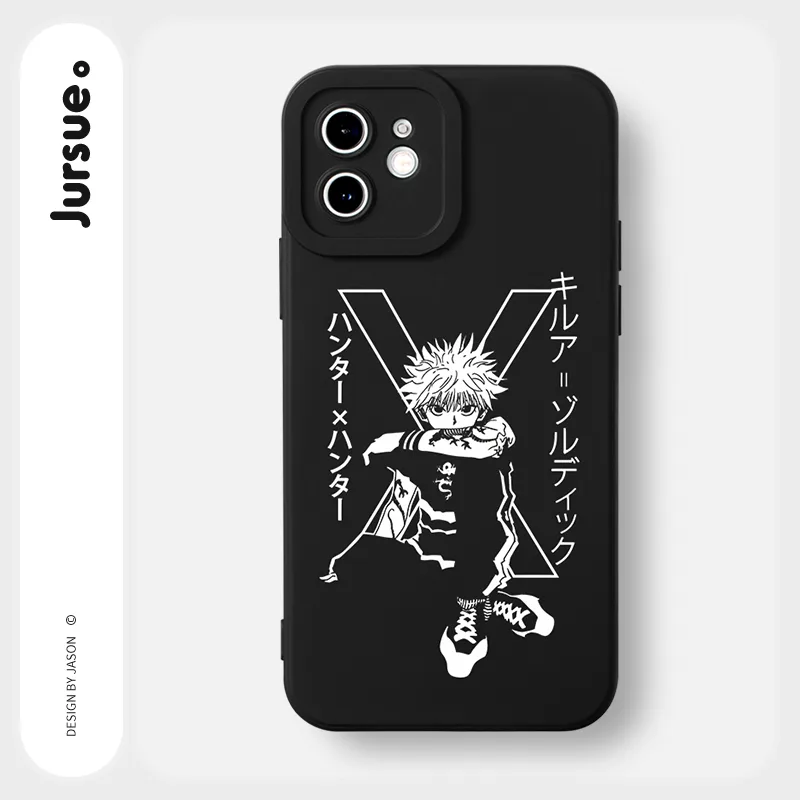JURSUE เคสไอโฟน เคสซิลิโคนนุ่มกันกระแทกการ์ตูนอนิเมะตลก เคสโทรศัพท์ Compatible for iPhone 16 15 14 13 12 11 Pro Max SE 2020 X XR XS 8 7 Plus พลัส Y4527