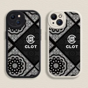 เคสโทรศัพท์มือถือแบบนิ่ม ลายผ้า สําหรับ iPhone 15 14 13 12 11 Promax 7 8 Plus X XR Xs Max