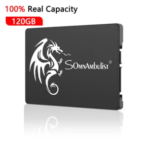 120gb SSD SomnAmbulist ไดรฟ์ Solid State คุณภาพสูงดั้งเดิม 2.5 นิ้ว SATA3 SSD เหมาะสําหรับโน้ตบุ๊คไดรฟ์ Solid State ภายใน