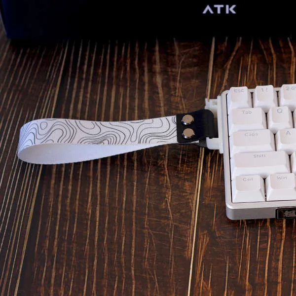 keycap keycaps Contour คีย์บอร์ดสตรีมเมอร์ wooting บุคลิกภาพเครื่องประดับวงดนตรีแป้นพิมพ์เครื่องกลสายรัดปุ่มกดตกแต่ง ATK68 สากล