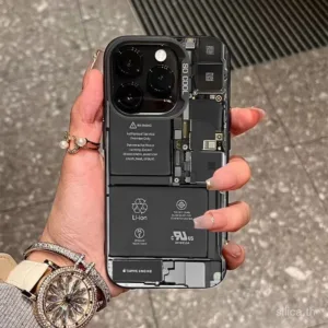 เคสโทรศัพท์มือถือแผงวงจรสร้างสรรค์มีเอกลักษณ์เฉพาะสำหรับ iPhone 15 13 PRO MAX 14PROMAX 14Pro 12 PRO MAX 15 PLUS XR กันกระแทก14 11PROMAX เคส12 Pro 11 XS 8Plus ฝ้ากันกระแทก