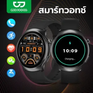 GOOJODOQ Smartwatch Intelligent Artificial Intelligence Voice Assistant 1.39-inch High-definition Color Screen