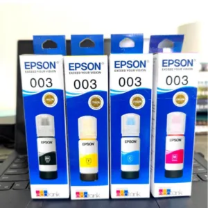 วหมึกเติมของแท้ เอปสัน EPSON 003(พร้อมกล่อง）ของแท้ 100%เหมาะสำหรับ L1110/ L1216 L3110/L3210/L3216/L3250/L5190L5196