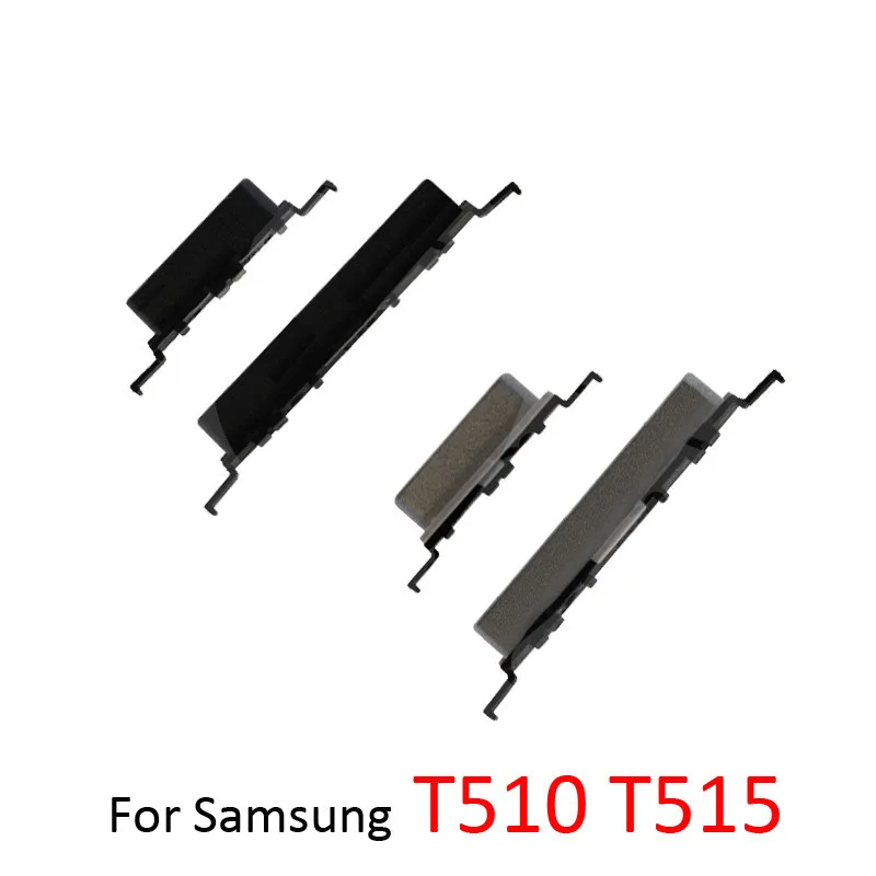 สําหรับ Samsung Galaxy Tab A 10.1 2019 T510 T515 โทรศัพท์เดิมแท็บเล็ตปุ่มปรับระดับเสียงเปิดปิดสวิทช์คีย์ส่วนสีดําเงิน
