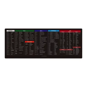 MousePad  แผ่นรองเมาส์  ขนาดใหญ่ 80X30 cm  มี 2 ลายให้เลือก
