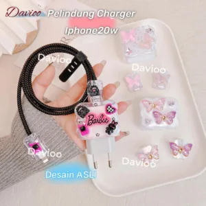 ตัวป้องกันเครื่องชาร์จ Iphone รูปแบบคริสตัล 18w และ 20w สายชาร์จ Iphone และตัวป้องกันศีรษะ ตัวป้องกันอะแดปเตอร์ Iphone