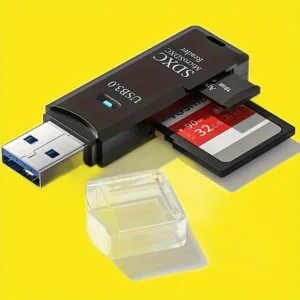 อะแดปเตอร์การ์ดรีดเดอร์ USB สําหรับ PC Micro SD Card เป็น USB