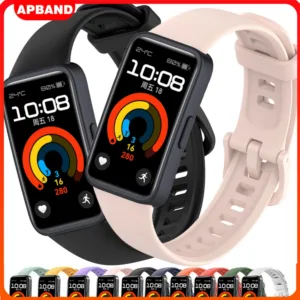 สําหรับ Huawei Band 8 สมาร์ทวอทช์ เปลี่ยนได้ สายรัดข้อมือซิลิโคน