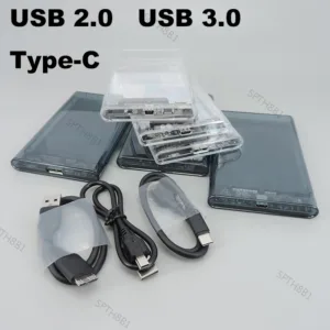 เคสฮาร์ดไดรฟ์ภายนอก hd 2.5 SATA เป็น USB 3.0 5Gbps 2.5 hdd แบบพกพา สําหรับ PC Disk SSD Box TH8B1