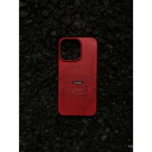 เคสโทรศัพท์มือถือแบบแข็ง กันกระแทก ลายสาน สีแดงเข้ม สไตล์เรโทร สําหรับ iPhone 11promax 12 13promax 14promax 15promax 11 13 14 15 pro plus xr xs max 13pro 7plus