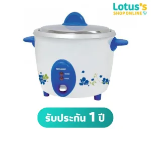 ชาร์ป หม้อหุงข้าวไฟฟ้าเบญจรงค์ 1.1 ลิตร รุ่น KSH-D11 (คละสี) SHARPS ELECTRIC RICE COOKER 1.1L #KSH-D11 (ASSORTED)