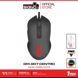 SIGNO Macro Gaming Mouse CENTRO รุ่น GM-907 (เมาส์ เกมมิ่ง)