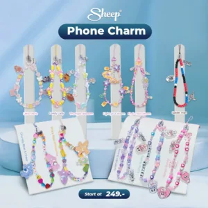 [Sheep Strap Phone] สายคล้องมือถือ สายห้อยโทรศัพท์ Phone Charm สายคล้องข้อมือ สำหรับไอโฟนและเคสมือถือทุกรุ่น ของแท้