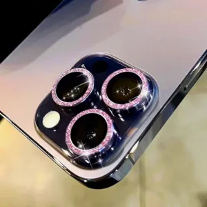 แหวนกระจกนิรภัย ป้องกันเลนส์กล้อง ด้านหลัง หลากสี หรูหรา สําหรับ Iphone 15 Pro Max 11 12 13 14 Pro Max 12 13 Mini 14 15 Plus