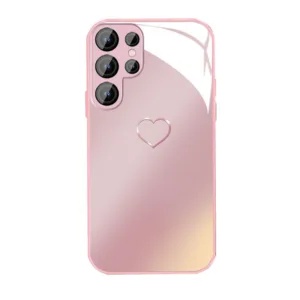 เคสโทรศัพท์มือถือแบบแก้ว ลายภาพวาดสีเมทัลลิก สําหรับ Samsung S24 Ultra Case S23 Ultra S22Ultra S23FE A54 A53 A14 A52 S23+
