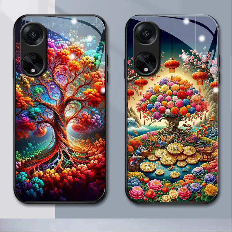 เคสโทรศัพท์มือถือแบบแก้ว สําหรับ oppo a98 a15 a35 a16 a17 a3 a31 a74 a77 a78 a91 a92 a9 a5 a79 a95 a96 a1 a38 a58 a7x a1pro a12s a9x a15s a16k a16e a33 (HB1-1263)