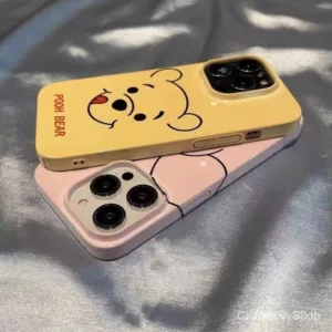 เคสโทรศัพท์มือถือซิลิโคน ลายการ์ตูนดิสนีย์ หมีพูห์ สําหรับ iPhone 7 8 plus 11 12 13 x xs XR Max 11Promax 12pro 13pro 14plus 15pro