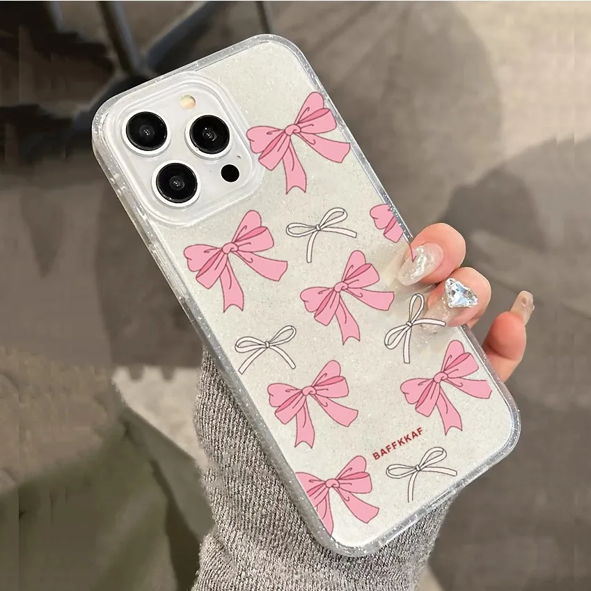 เคสใสกากเพชร กันกระแทก สำหรับ iPhone 15 14 13 12 11 Pro