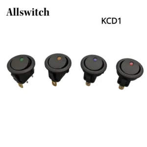 20a 12V กันน ้ ํา Rocker สวิทช ์ 3Pin ON-OFF 23 มม.LED Dot Light รถเรือรอบ ON/OFF SPST สวิทช ์
