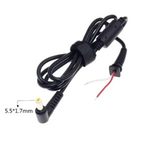 5.5x1.7 มม.DC Power Charger Plug Cable Connector 90 สายไฟมุมขวาสําหรับแล็ปท็อป Acer / Notebook Adapter
