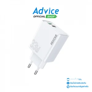 Adapter 2 Ports (1USB+1Type-C) Charger WEKOME (33W