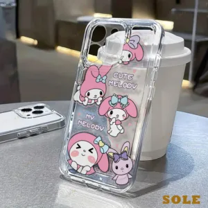 ส่งไวจากไทย เคสโทรศัพท์อะนิเมะการ์ตูน  เคสกันกระแทก ไอโฟน 16 11 pro For iPhone12 13 14 15Pro MAX XS XR XS 6 7 8 Plus
