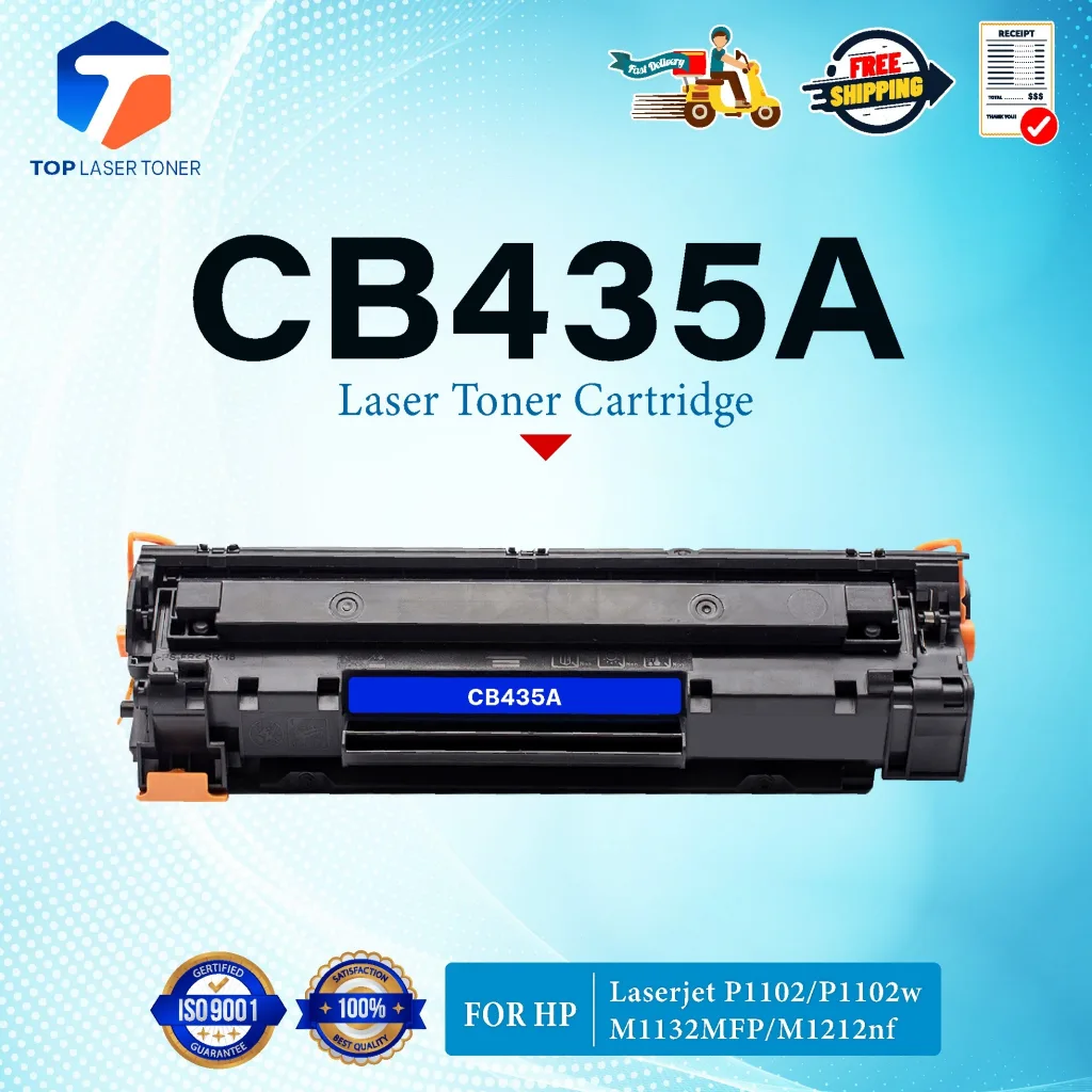 หมึกเทียบเท่า 435A CB435A CB435 35A CB-435A 435 35 LASER TONER ตลับหมึกเลเซอร์ FOR P1002 P1003 P1004 P1005 P1006 P1009