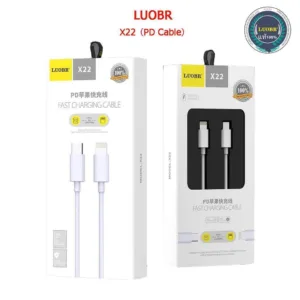 สายชาร์จPD LUOBR x22 รองรับชาร์จไว ลส่ง ราคาถูก สายชาร์จ สายชาร์จโทรศัพท์ สายmicro USB type C fast ชาร์จเร็ว