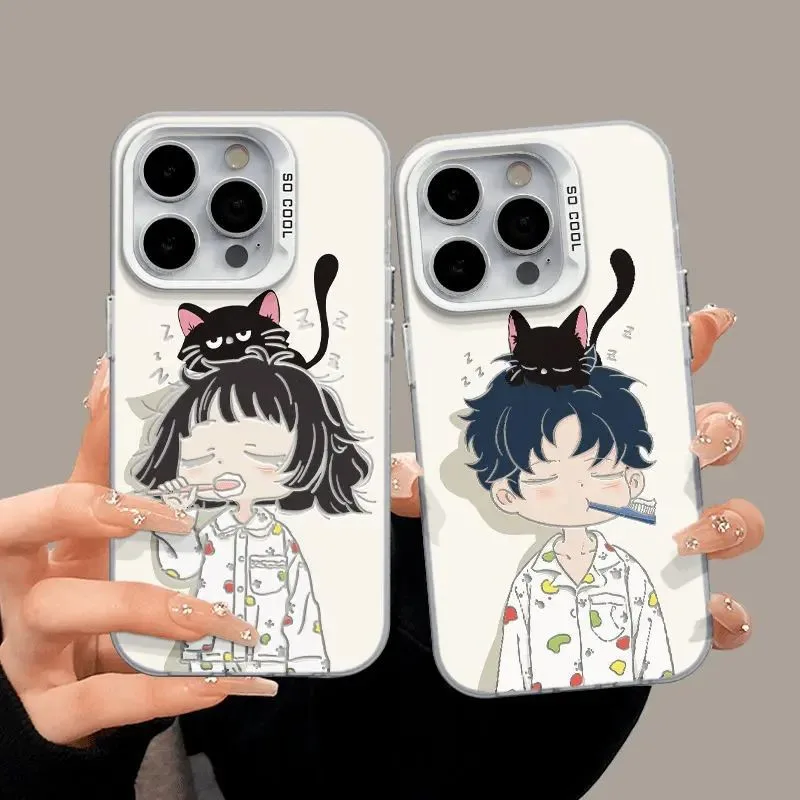 เคสไอโฟน เคสไอโฟน Couple เคส OPPO Reno 10 5G Reno 11 8T Reno 5 6 OPPO A11 A31 A52 A72 A92 A98 5G A78 A58 Hard Case