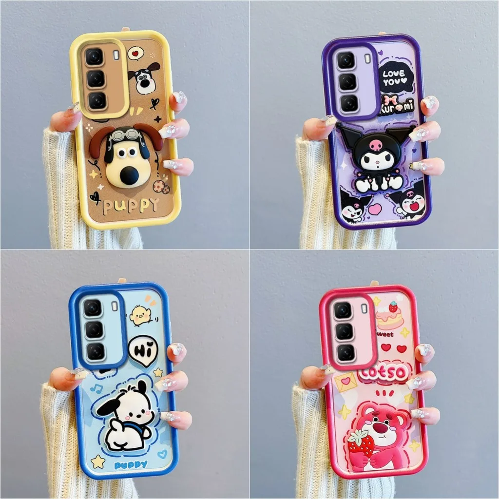 เคส Infinix HOT 50 HOT 50i HOT 50 PRO ของเล่นตุ๊กตาน่ารัก กรณีโทรศัพท์มือถือ BB