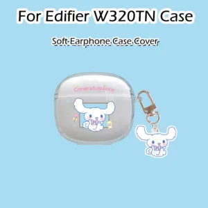 【ของแท้】เคสหูฟังซิลิโคนนิ่ม แบบใส ลายการ์ตูน สําหรับ Edifier W320TN