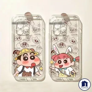 เคสใสนิ่มลายเครยอนชินจังสุดน่ารัก เข้ากันได้กับ OPPO A38 A54 A15 A17 A16 A12 A5s A58 A7 A57 A78 A18 A3s A5 A53 A33 A12E
