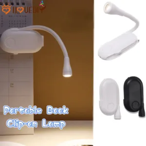 [ Featured ] โคมไฟกลางคืน ปรับได้ - USB 360° โคมไฟตั้งโต๊ะ - โคมไฟที่คั่นหนังสือ ขนาดเล็ก - ดูแลสายตา แบบชาร์จไฟได้ สําหรับเด็ก - โคมไฟอ่านหนังสือ แบบหนีบ แบบพกพา - LED