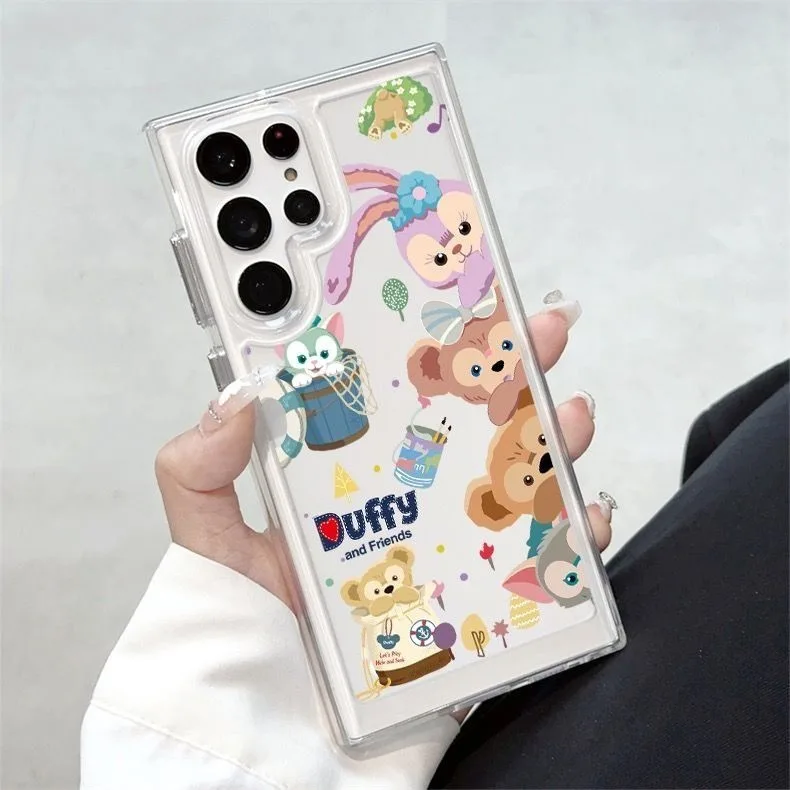 เคสใส เคสกียกระแทก ลายการ์ตูน น่ารัก สําหรับ Samsung A55 A05S A14 A24 A34 A15 A25 A35 A05 S24 S22 S23 FE ULTRA A06 A16