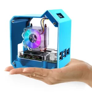 ชุดทาวเวอร์ 52Pi Raspberry Pi Mini Raspberry Pi 4 พร้อมฮีตซิงก์ ICE Tower Cooler โมดูล OLED 0.96 นิ้ว RGB