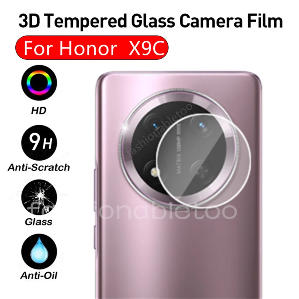 3d เลนส์กล้องกระจกนิรภัยเต็มรูปแบบป้องกันฟิล์มสําหรับ Honor X9C สมาร์ท X9CSmart X9B X9A X8B X8A X7C X7B X7A X6B X6A X5B X7C plus X9C Honor X7X9C Honor X9C