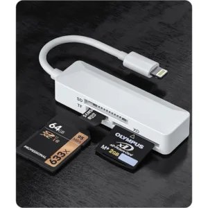 3 in 1 อะแดปเตอร์การ์ดรีดเดอร์ Type-C USB i-O-S เป็น XD SD TF สําหรับ Xiaomi Huawei USB C โทรศัพท์มือถือ แล็ปท็อป