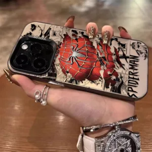เคสไอโฟน 15/14/13/12/11 Pro max ความคิดสร้างสรรค์  SpiderMan กันกระแทก matte Compatible Case iPhone 11