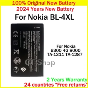 แบตแท้ Nokia BL-4XL แบตเตอรี่ Nokia 6300 / 8000 4G / (TA-1287
