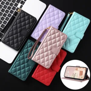 เคสไอโฟน Case for iPhone 6 6s 7 8 Plus SE 2020 2022 SE2 SE3 X XR XS 11 Pro Max 12 13 Mini เคสฝาพับ เคสเปิดปิด โทรศัพท์หนัง PU TPU นิ่ม ฝาพับ พร้อมช่องใส่บัตร และสายคล้อง หรูหรา สําหรับ Flip Cover Leather Wallet ซองมือถือ