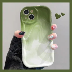 เคสไอโฟน FOR IPHONE 11 14 PRO iPhone 11 13 12Pro MAX X XS XR XSMAX 6 7 8 Plus การผสมผสานมัทฉะ ซิลิก้าเจล เคส Phone Case