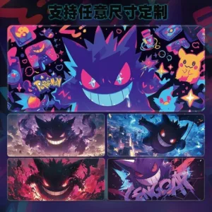 แผ่นรองเมาส์ คีย์บอร์ด ขนาดใหญ่ ลายการ์ตูนโปเกม่อน สองมิติ สําหรับคอมพิวเตอร์ตั้งโต๊ะ