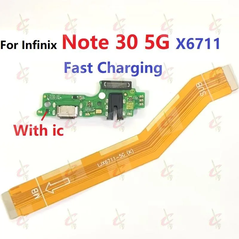 แพรตูดชาร์จ ตูดชาร์จ (Charging board) สําหรับ Infinix Note 30 5G X6711 แพรต่อจอ (Board Flex)
