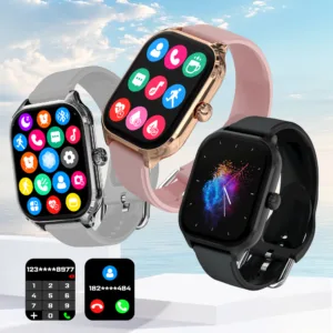 Laxasfit ใหม่ Smartwatch H9 ผู้ชายผู้หญิงกีฬานาฬิกา 2.01 HD หน้าจอสัมผัสรับ/โทรเสียเกมบลูทูธเพลง Heart Rate/ความดันโลหิต Monitor เครื่องคิดเลขนาฬิกาจับเวลา