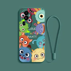 เคส OPPO Reno10 RENO 10 PRO PLUS 5G น่ารักจักรวาลมอนสเตอร์สีทึบโทรศัพท์กรณีนุ่มซิลิโคนเหลวกันกระแทกลื่น