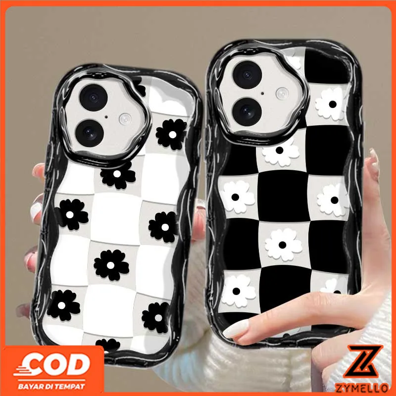 Case สำหรับ VIVO V40 V30 5G V40 Pro V30 Pro V29 V25E V27 5G V27 Pro V27E V25 V23E V15 V20 Pro เคสโทรศัพท์ซิลิโคน TPU ลายเดซี่ลายเดซี่เรียบง่าย