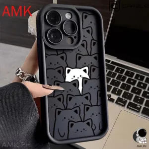 Amkปลอกxiaomi 14T 13T 12T 11T 14 13 12 11 Lite Poco C75 F6 X6 M6 C65 C40 F5 X5 F4 F3 X4 X3 GT NFC M5S M4 M3 Proโทรศัพท์สีขาวน่ารักสีดําNE เคส JGS