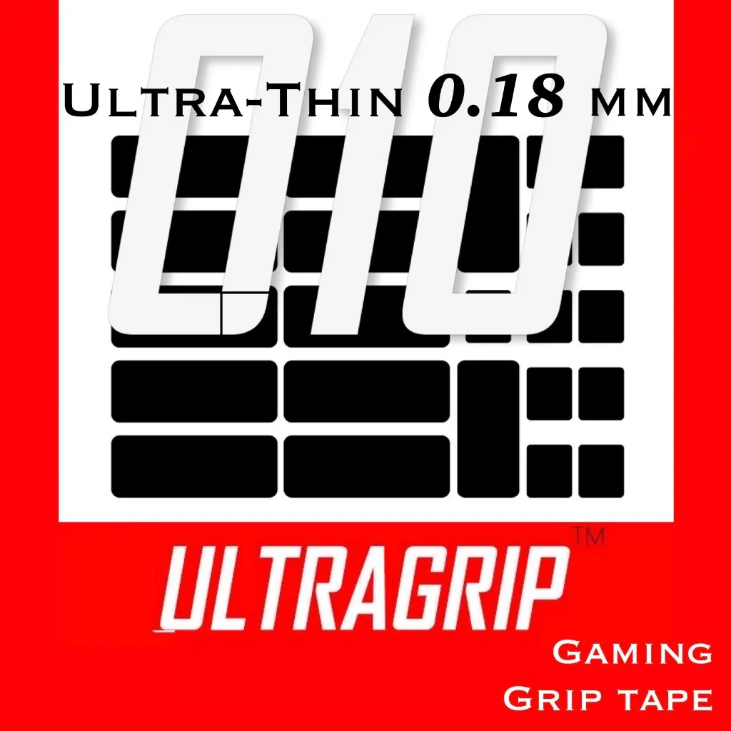 ULTRAGRIP Ultra-Thin 0.18mm Mouse Grip Tape กริปเทปสำหรับเมาส์ทุกรุ่น(Universal-cut) บางเฉียบสุดๆเพียงแค่ 0.18มม.